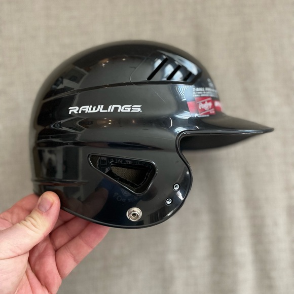 Rawlings T-Ball Batting Helmet with Coolflo Fits Size 6 1/4” - 6 7/8” Black New - Picture 3 of 9